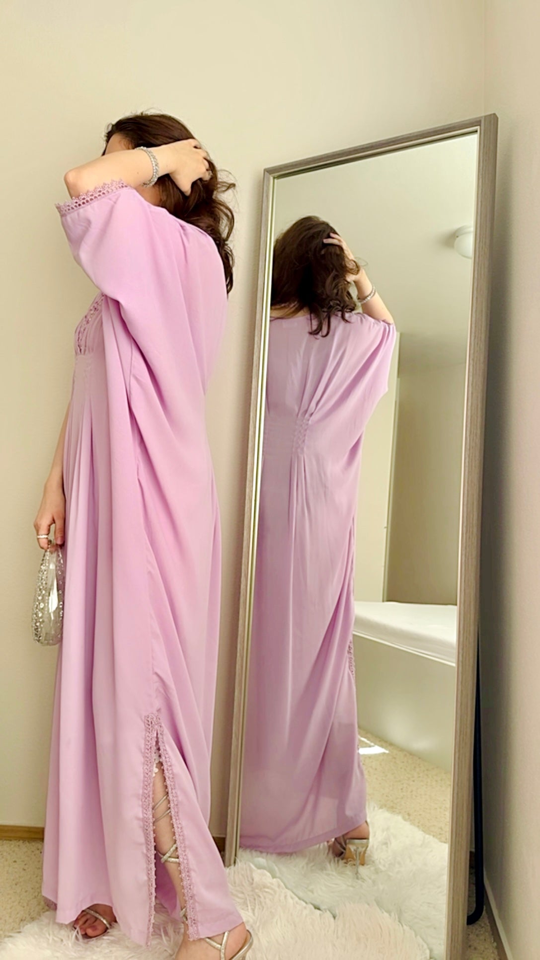 Lavender luxe kaftan