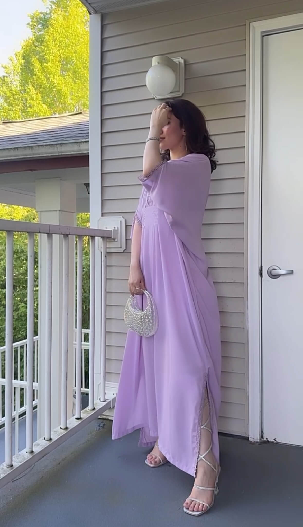 Lavender luxe kaftan