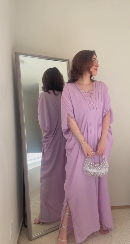 Lavender luxe kaftan